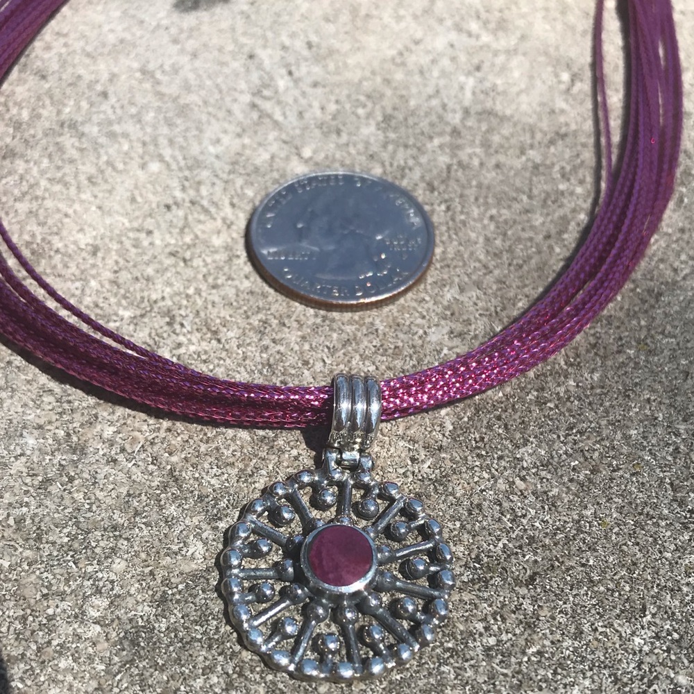 Silver and Amethyst Choker